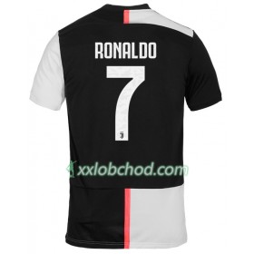 Fotbalové dresy Juventus Ronaldo 7 Domácí Dres 2019/20 Krátký Rukáv